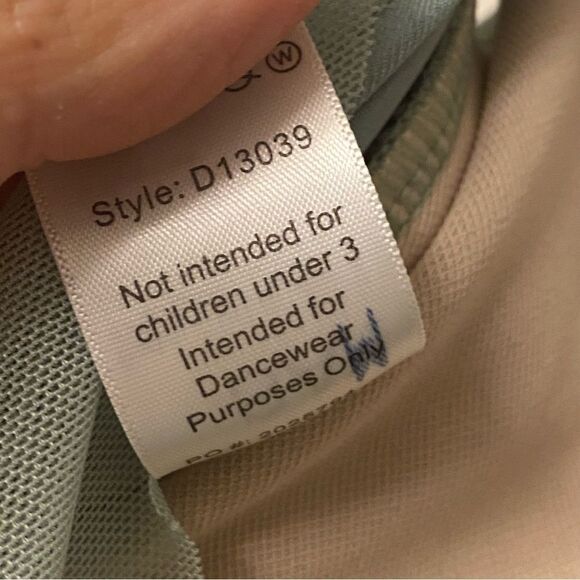 Weissman Dance costume mint sage green dress Watermelon Sugar D13039 SA adult - Picture 15 of 16